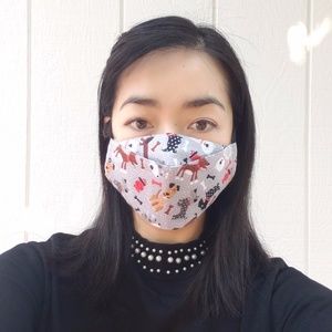 NEW! Cute Puppies Filter Pocket Face Masks